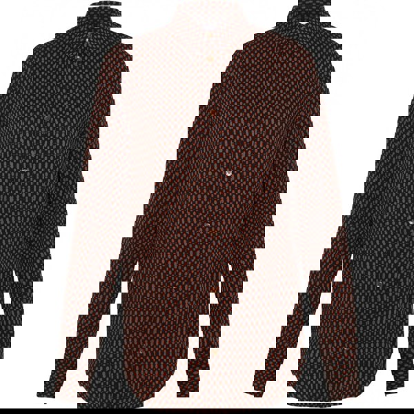 Calvin Klein Print Geometric Relaxed Long Sleeve Womens Shirt