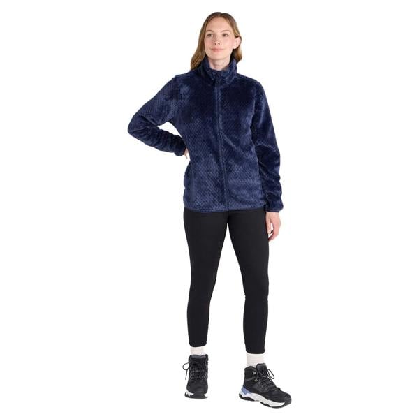 Mountain Warehouse Womens/Ladies Ivy Honeycomb Fleece Top - Navy - 