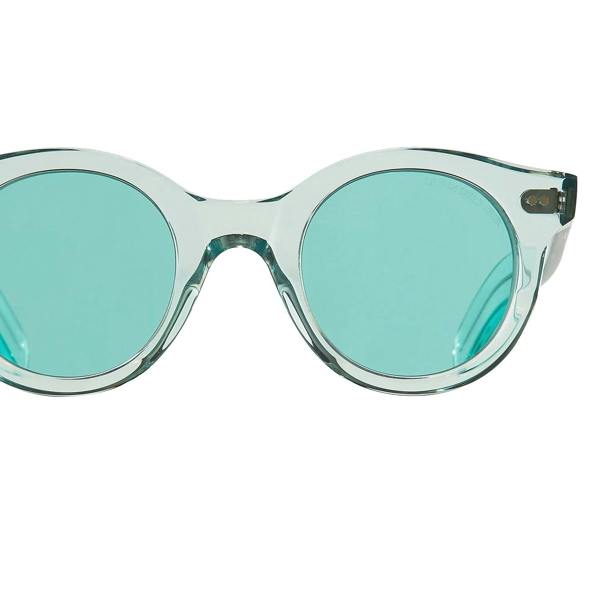 Cutler & Gross 1390 round sunglasses in Isla Bonita blue