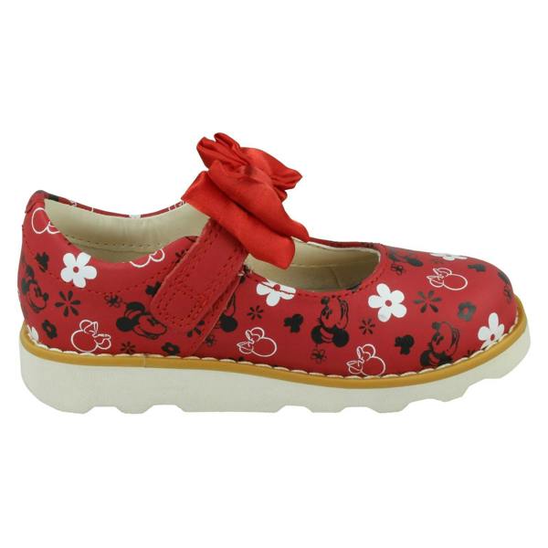 Clarks Girls Clarks Minnie Mouse Design Shoes Crown Bow