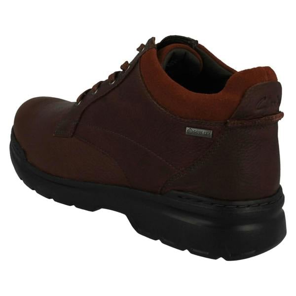 Clarks Mens Clarks Gore-Tex Casual Lace Up Ankle Boots Rockie Mid GTX