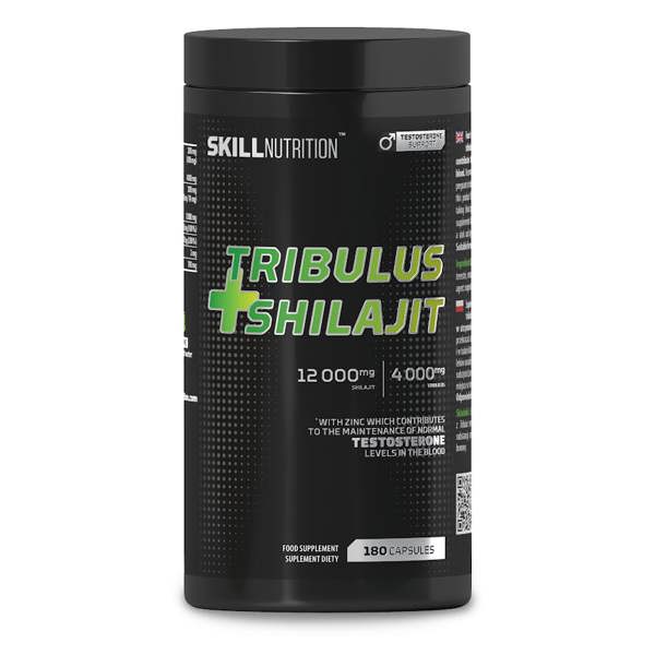 Skill Nutrition Tribulus + Shilajit - 180 vegan caps
