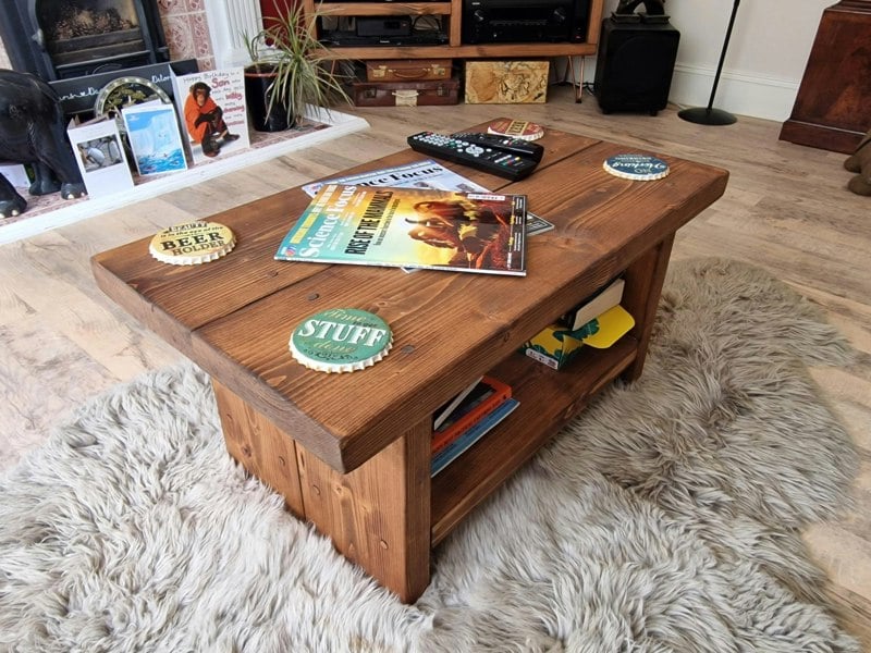 The Bespoke Carpentry Co Farmhouse Coffee Table with Storage