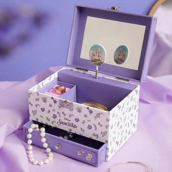 T. H. Baker Disney Snow White Pastel Princess Musical Jewellery Box DI2343