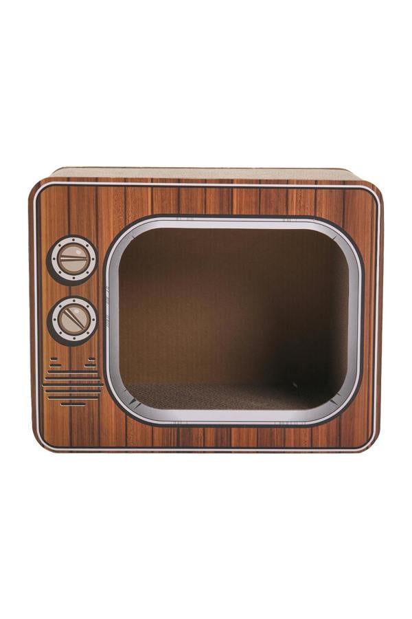 Living and Home TV Shape Cat Scratcher House Bed