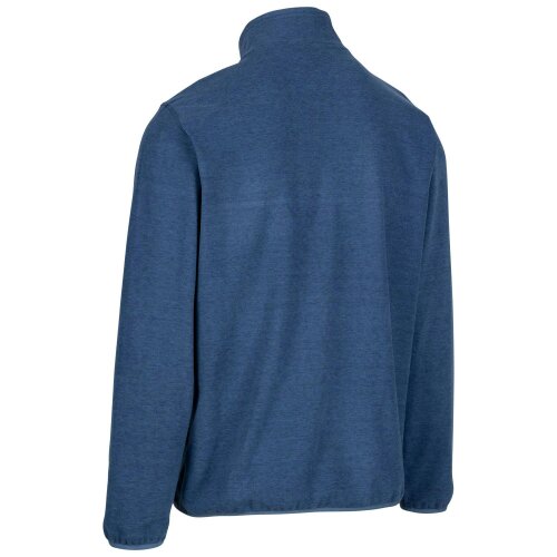 Trespass Mens Mindel Fleece Top - Blue Melange
