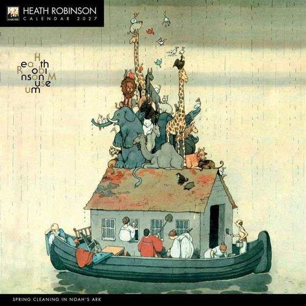 Heath Robinson Calendar 2027, Wall Calendars, Month To View, Humour, Gift