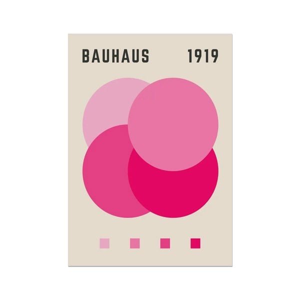 Bauhaus Art Print - Circles