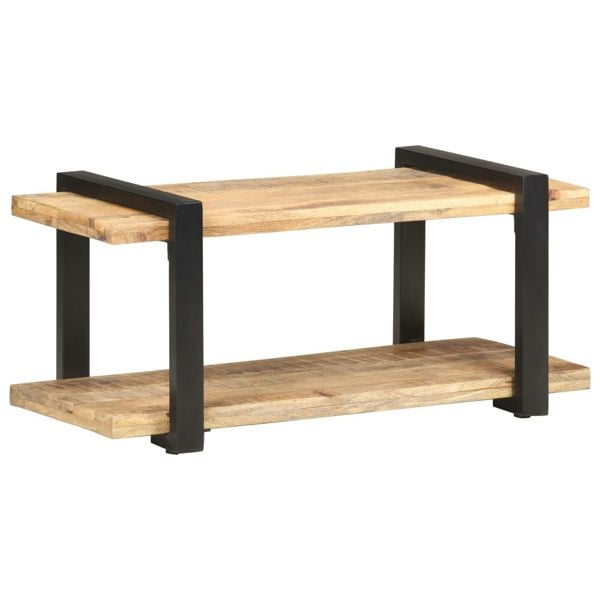 Berkfield TV Cabinet 90x40x40 cm Rough Mango Wood