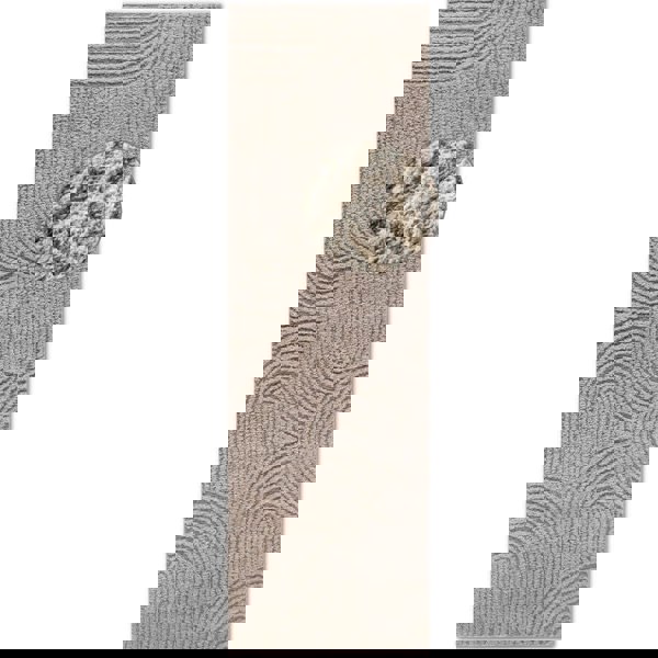 High Pile Beige Rug Chappe – Soft Geometric