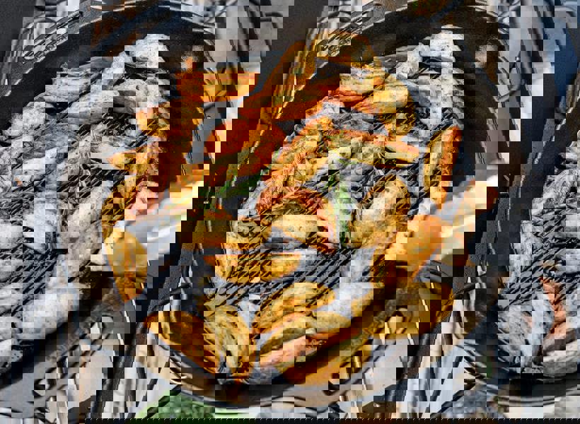 Petromax Cast Iron Grill Fire Skillet with Two Handles