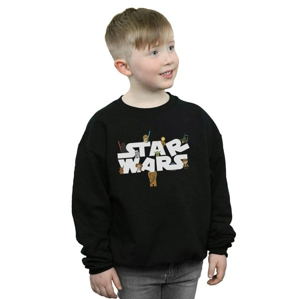 Star Wars Boys Kiddie Logo Sweatshirt - Black