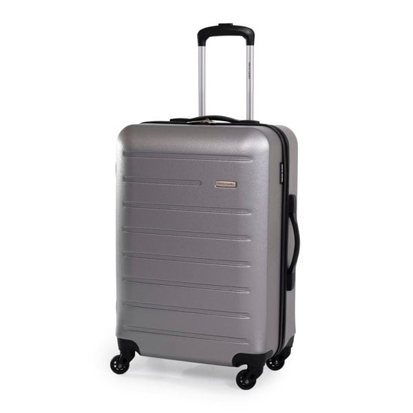 Pierre Cardin Voyager Hard Shell Lightweight Luggage 4 Wheel Durable Travel Suitcase