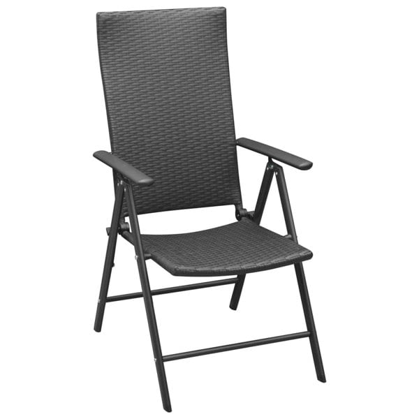 Berkfield 7 Piece Garden Dining Set Black