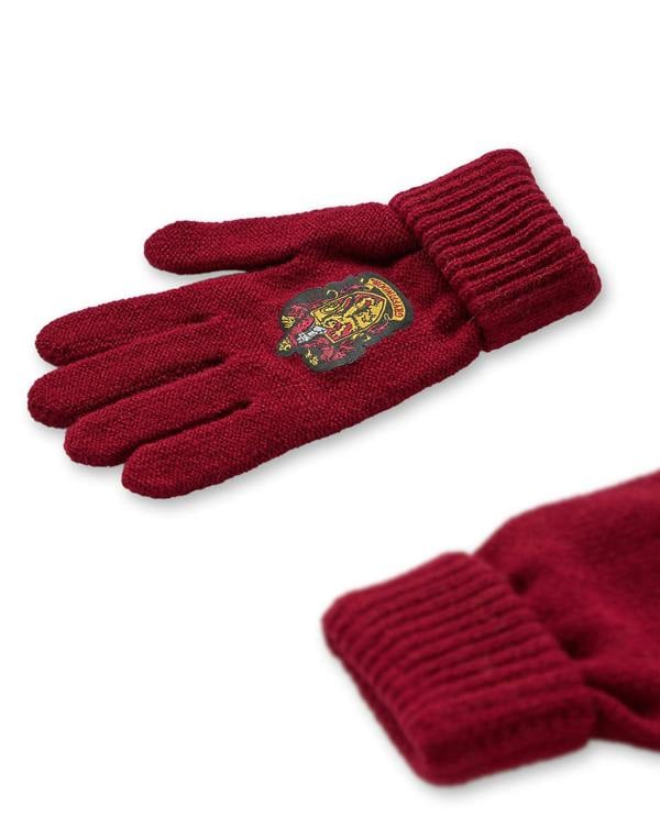 Harry Potter Unisex Kids Multicoloured Gryffindor Beanie and Gloves Set (One Size)