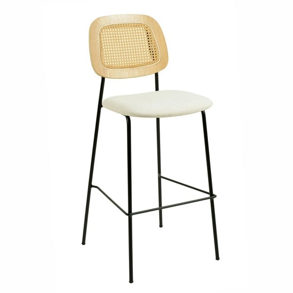 Furniture Edit Anais Natural Rattan Counter Stool - Set of 2