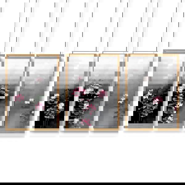 Living Room Canvas Art | Set of 3 Asian Inspired Wall art Prints