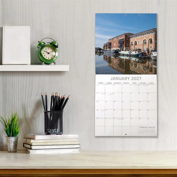 Worcestershire Calendar 2027, Wall Calendars, Month To View, Travel, Gift