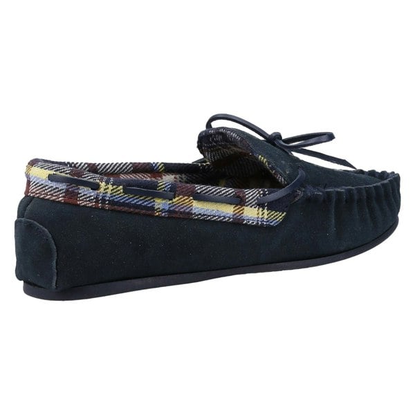 Cotswold Chatsworth Suede Women's Navy Slippers
