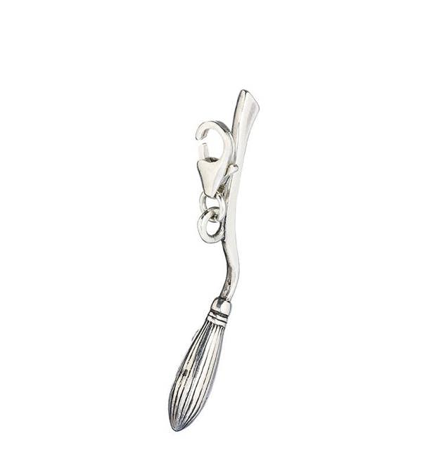 Harry Potter sterling silver Nimbus 2000 broomstick clip on charm
