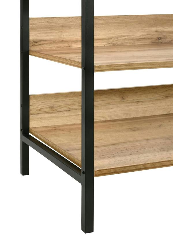 Timber Art Design Zahra Bedroom Double Open Wardrobe 4 Shelves Furniture Storage Cupboard