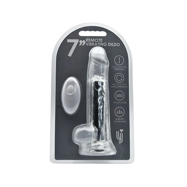 Loving Joy 7 Inch Remote Vibrating Dildo