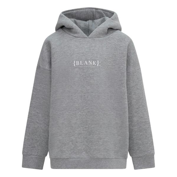 Blank Essentials Unisex Adult Core Puffer Hoodie - Grey Marl - 