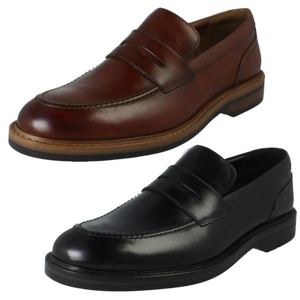 Clarks Mens Clarks Smart Loafer Style Slip On Formal Shoes Aldwin Step