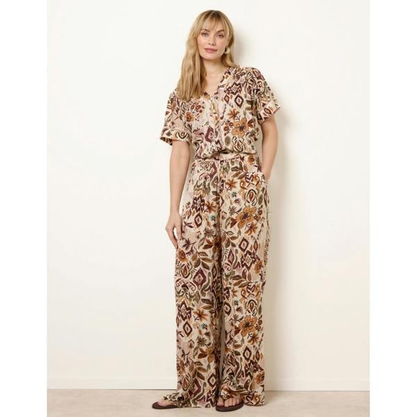 Blue Vanilla Paisley Print Trousers