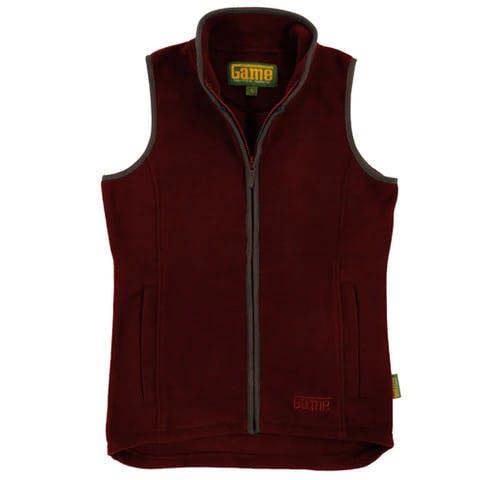 Ladies Game Penrith Fleece Gilet Maroon