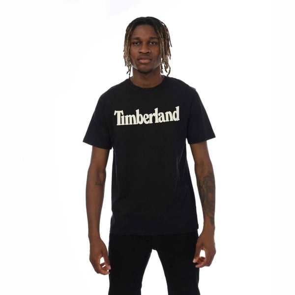 Timberland Mens Northwood Wordmark T-Shirt - Black