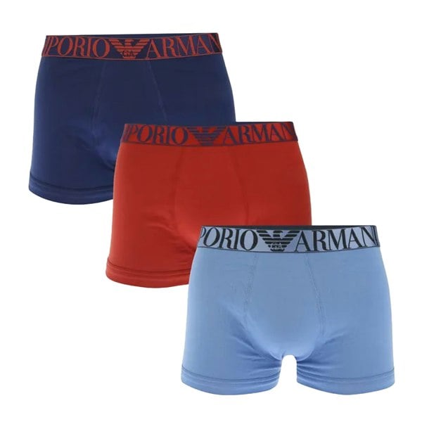 Emporio Armani Mens Boxer Shorts (Pack of 3) - Multicoloured