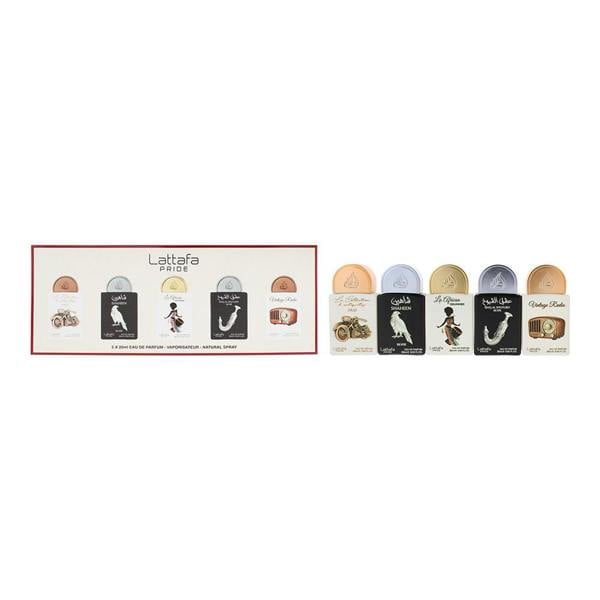Lattafa Pride 5 Piece Gift Set: La Collection  Eau de Parfum 20ml - Eau de Parfum 20ml - Eau de Parfum 20ml - Eau de Parfum 20ml - Eau de Parfum 20ml