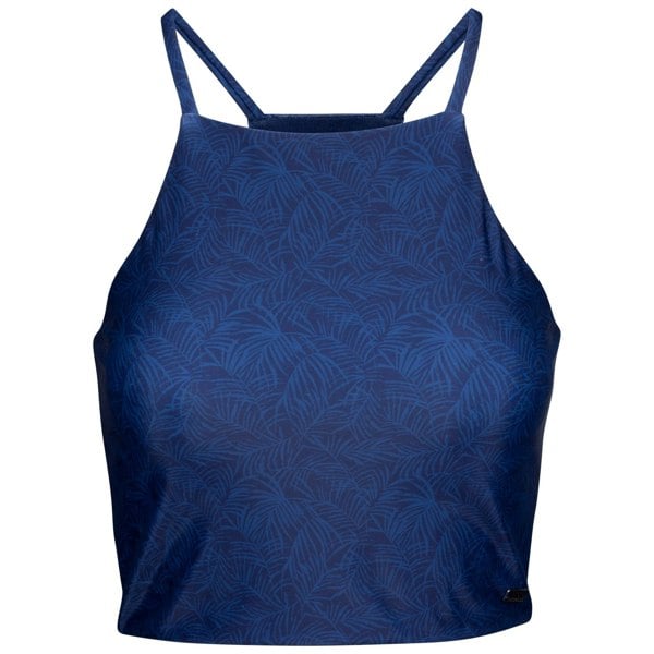 Trespass Womens/Ladies Harlow Palm Leaf Swim Top - Blue