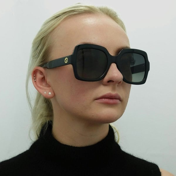 Gucci Sunglasses GG1337S 002 Black Grey Gradient Polarized