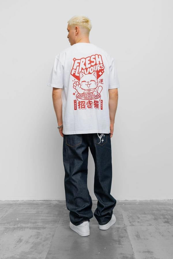Fresh Couture Fresh Flavours Ramen T-Shirt - White