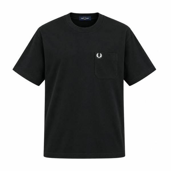 Fred Perry Relaxed Pocket T-Shirt Black
