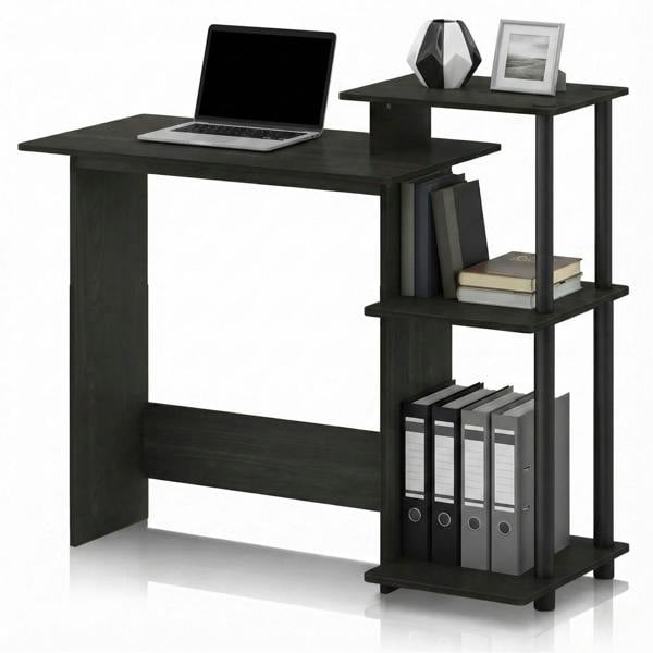 WALPLUS Efficient Home Laptop Notebook Computer Desk, Espresso/Black, /BK Featuring Durable Construction and Elegant Finish | 11192EX