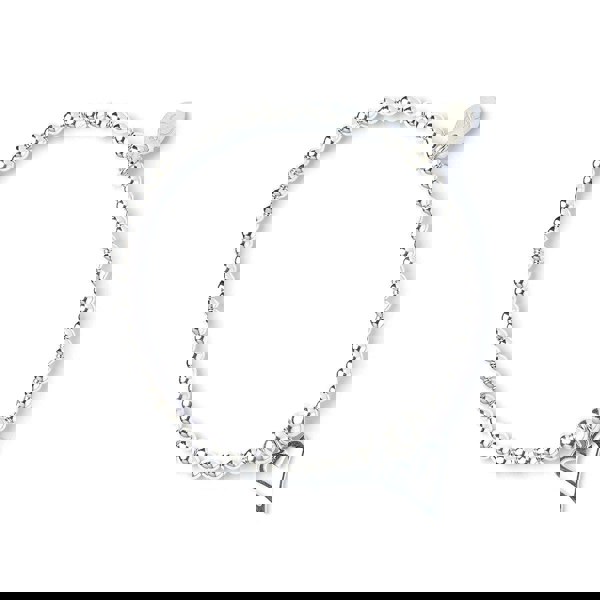 Mylee London Open Heart on Silver Ball Bead Bracelet