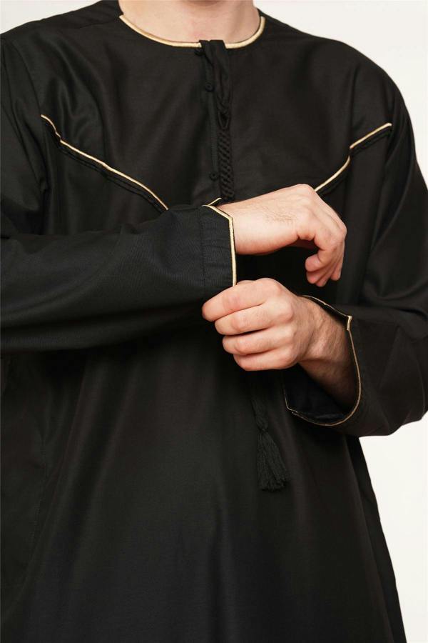 Infinity Leather Men's Ramadan Moroccan Jubba Robe Djellaba Eid Thobe - TT-007