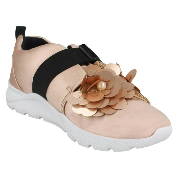 Spot On Ladies Spot On Flower Trim Trainers