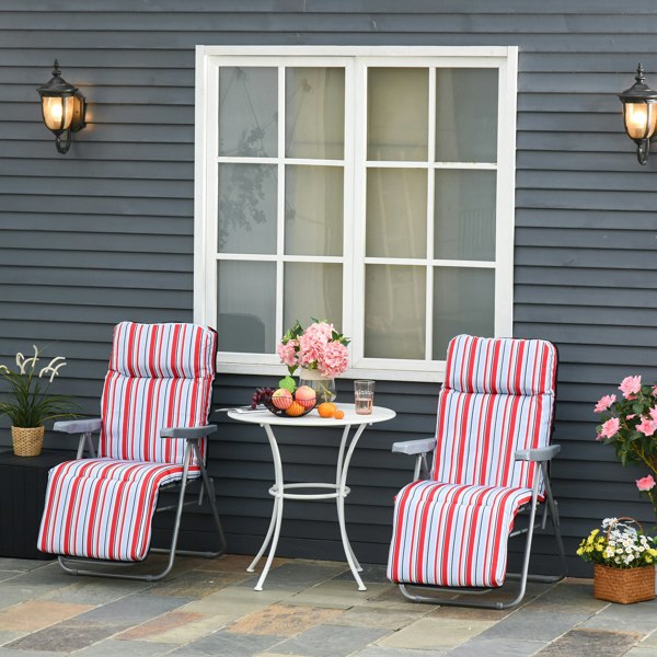 Outdoor Lounge Chair Set
