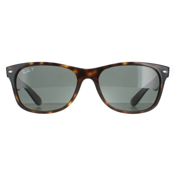 Ray-Ban Sunglasses New Wayfarer 2132 902/58 Tortoise Green Polarized Medium