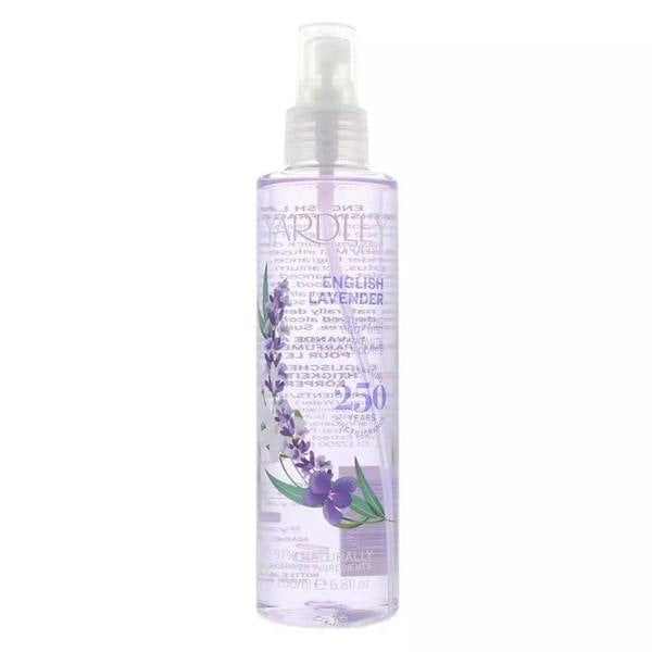 Yardley English Lavender Moisturising 200ml Body Mist For Her