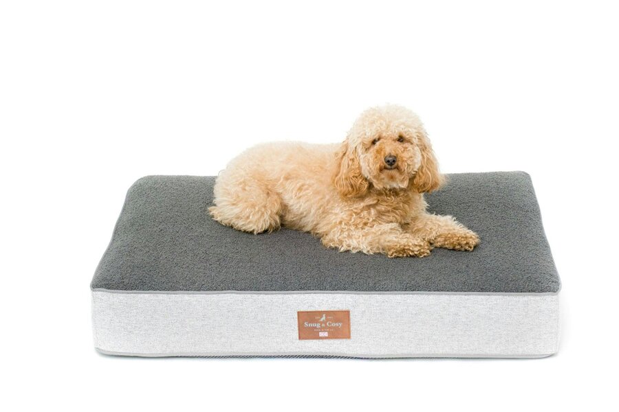 Snug and Cosy Pets Heritage Tweed Orthopaedic Pet Lounger - Comfort & Support
