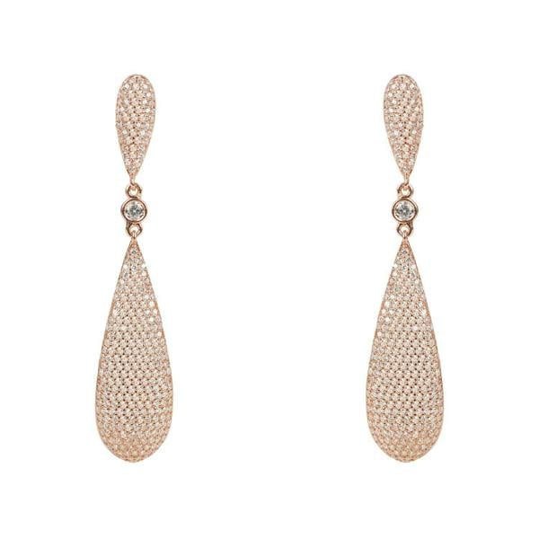 Latelita Long Drop Earrings Rosegold - LATELITA Earrings
