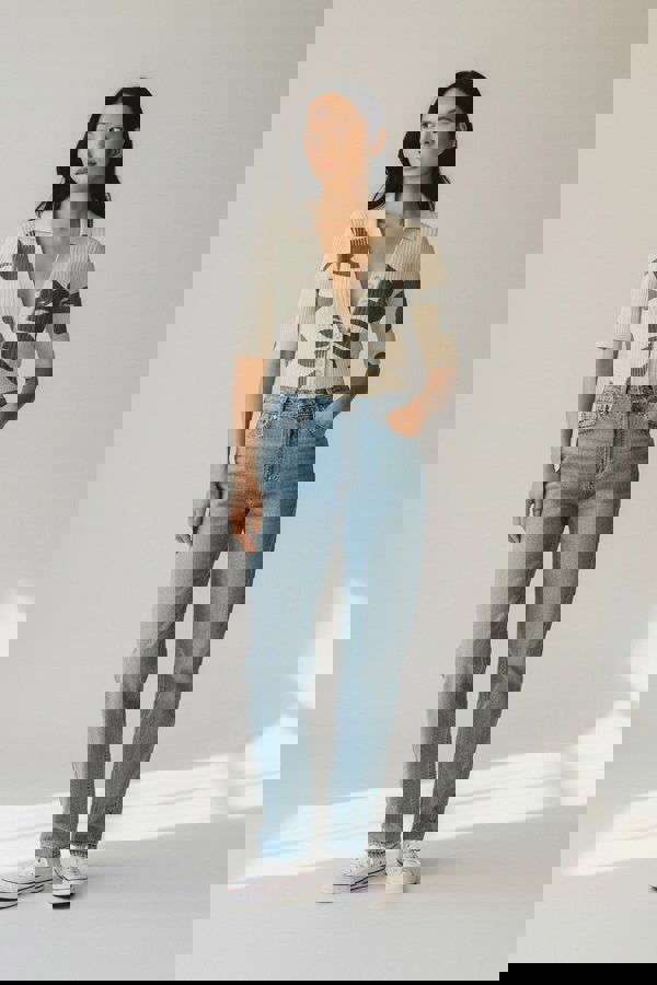 Jacquemus Le Body Yauco Print Beige Black