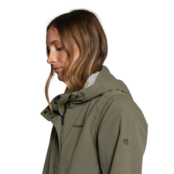 Craghoppers Womens/Ladies Maryam Waterproof Jacket - Dark Sage - 