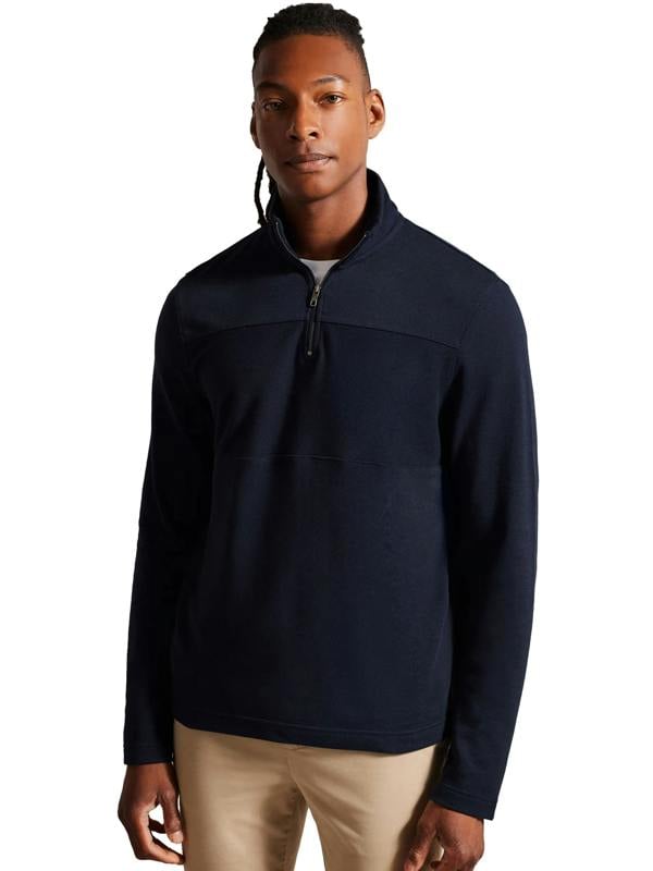 TB_SWEAT_GAZINE Ted Baker | Mens Half Zip Pullover Sweat - Gazine TED BAKER RAWDENIM