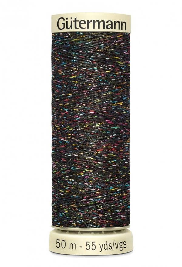 Gutermann Metallic Effect Thread 50m Polyamide, Polyester Thread Suitable For Dressmaking